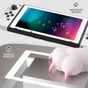 eXtremeRate Tempered Glass Screen Protector for Nintendo Switch