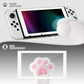 eXtremeRate Tempered Glass Screen Protector for Nintendo Switch