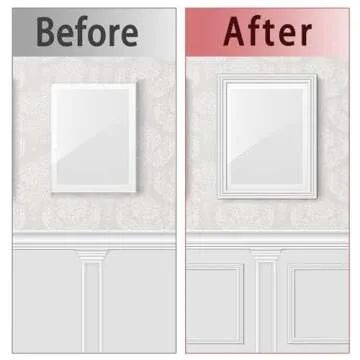 moonoom 20 Ft Self-Adhesive Wall Trim for Home Decoration