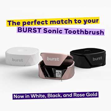 BURST Charcoal Floss Dispenser - Eco-Friendly Dental Care