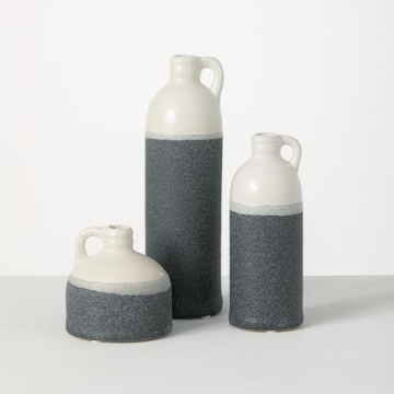 Sullivans Ceramic Jug Vase Set - Elegant Decor for Any Space