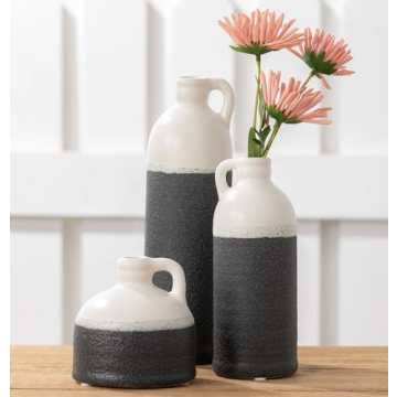 Sullivans Ceramic Jug Vase Set - Elegant Decor for Any Space