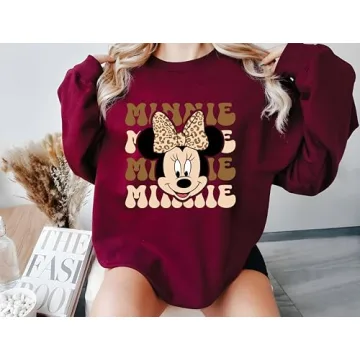Retro Mouse Sweatshirt for Disney Lovers and Families