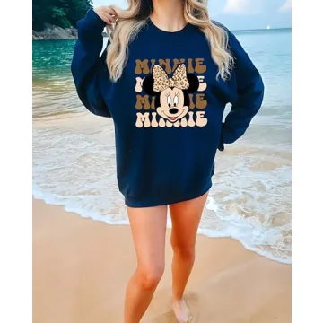 Retro Mouse Sweatshirt for Disney Lovers and Families