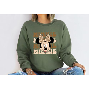 Retro Mouse Sweatshirt for Disney Lovers and Families