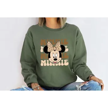 Retro Mouse Sweatshirt for Disney Lovers and Families