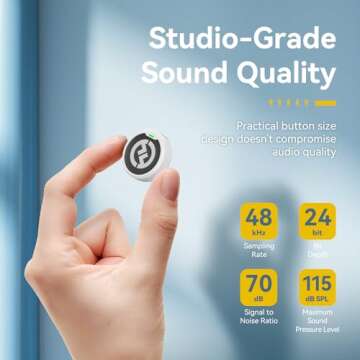 Hollyland Lark M2 Wireless Microphone for iPhone & Android