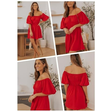 Stylish Dokotoo Summer Dresses for Women - Red Mini Dress