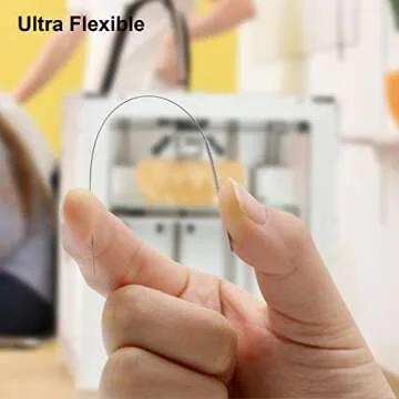 3D Printer Nozzle Cleaning Kit with Brush - 10 Pieces 0.4 mm Cleaning Needles, 2 Types Sophisticated Tweezers and 2 Pieces Cooper and Stainless Wire Cleaning Brushes