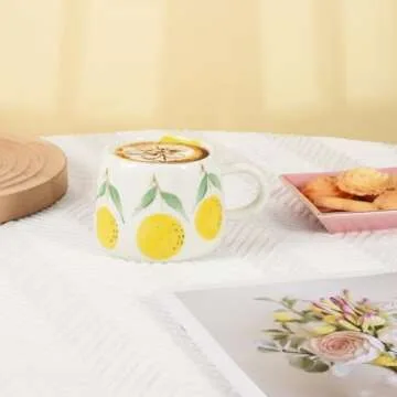 Koythin Cute Ceramic Coffee Mug for Home and Office