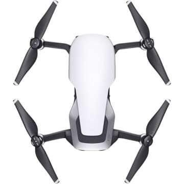 DJI Mavic Air Quadcopter with Remote Controller - Arctic White (Renewed)