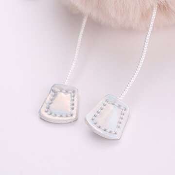 Cute Fluffy Unicorn Keychain, Pom Pom Style Plush Ball Pendant Keyfob Key Ring