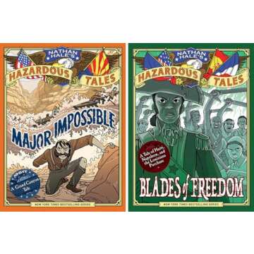 Nathan Hale's Hazardous Tales Series, Vol. 1-12 Collection Set of 12 Books by Nathan Hale