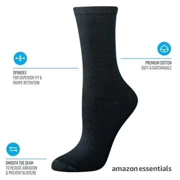 Comfortable Amazon Casual Crew Socks for Women