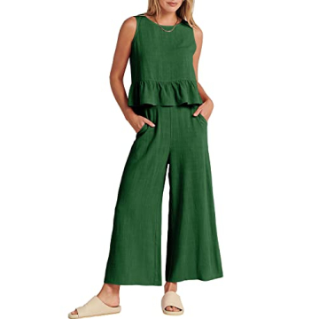 Stylish ANRABESS Women’s Summer 2 Piece Outfits - Perfect for Every Occasion