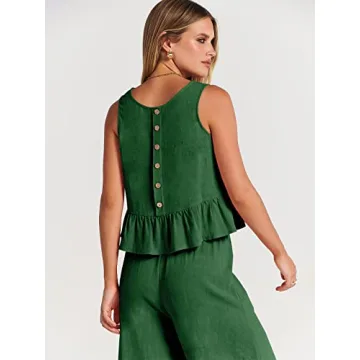 Chic ANRABESS Women's Summer 2 Piece Outfit for Any Occasion