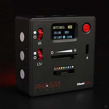 Phasm Light Night Vision Video Camera Illuminator with Full Spectrum Color and Magnet Mounting