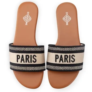 STUNAHOME Fashion Summer Flat Slide Sandals for Women