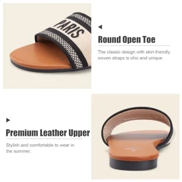 STUNAHOME Fashion Summer Flat Slide Sandals for Women