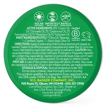 Badger Bug Repellent Balm - Natural Insect Protection for All