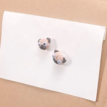 JruiZhp 20 Pcs Shar Pei Decorative Push Pins