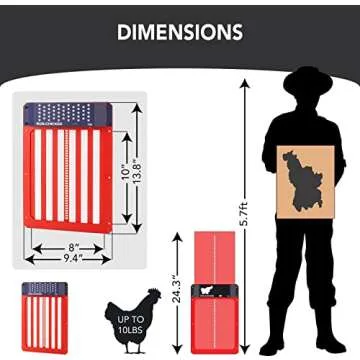 RUN-CHICKEN Automatic Chicken Coop Door for Easy Chicken Care