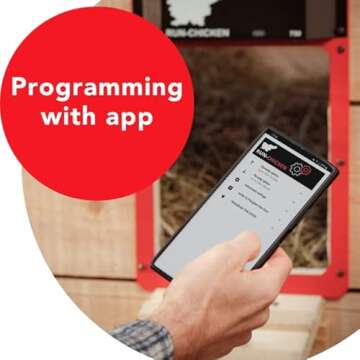 RUN-CHICKEN Automatic Chicken Coop Door for Easy Chicken Care