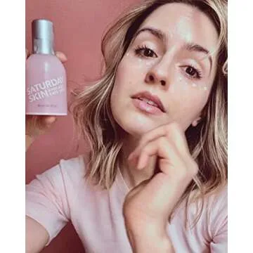 Saturday Skin Wide Awake Brightening Cream Illuminating Eye Cream for Wrinkles, Puffy Eyes+Dark Circles Lightweight, Moisturizing, Deeply Hydrates, Anti Aging Reduce Fine Lines 1.01 Fl Oz (30ml)