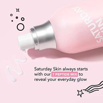 Saturday Skin Wide Awake Brightening Cream Illuminating Eye Cream for Wrinkles, Puffy Eyes+Dark Circles Lightweight, Moisturizing, Deeply Hydrates, Anti Aging Reduce Fine Lines 1.01 Fl Oz (30ml)