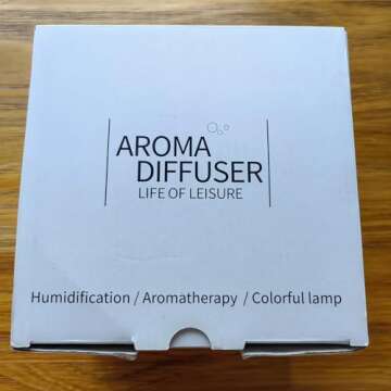 Essential Oil Diffusers with Remote, 400ml Diffusers for Essential Oils Large Room, Aroma Diffuser with 4 Timer, 15 Color Lights, Auto-Off Defusers for Home/Office