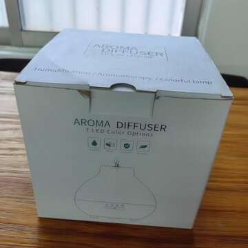 Essential Oil Diffusers with Remote, 400ml Diffusers for Essential Oils Large Room, Aroma Diffuser with 4 Timer, 15 Color Lights, Auto-Off Defusers for Home/Office