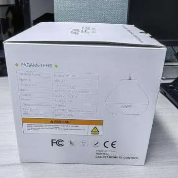 Essential Oil Diffusers with Remote, 400ml Diffusers for Essential Oils Large Room, Aroma Diffuser with 4 Timer, 15 Color Lights, Auto-Off Defusers for Home/Office