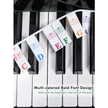 Learn Piano Easily with Our Removable Notes Guide