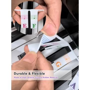 Learn Piano Easily with Our Removable Notes Guide