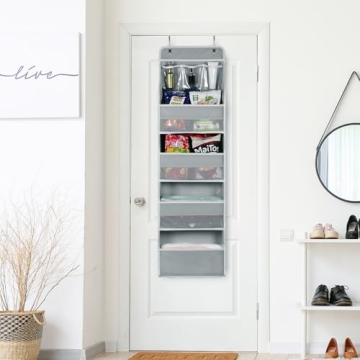 Univivi Door Organizer with PVC Pockets for Baby Storage & More