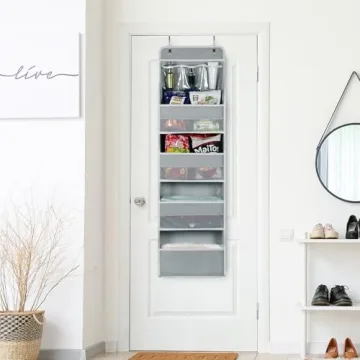 Univivi Door Organizer with PVC Pockets for Baby Storage & More