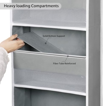 Univivi Door Organizer with PVC Pockets for Baby Storage & More