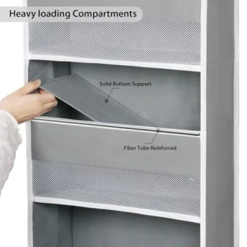 Univivi Door Organizer with PVC Pockets for Baby Storage & More