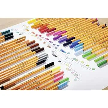STABILO Fineliner point 88 - ColorParade - Pack of 20 - Assorted Colors