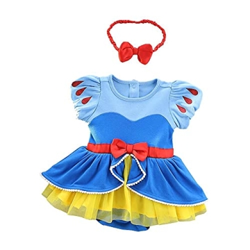 Cute Baby Girls Princess Dress with Bow Headband