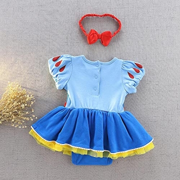 Cute Baby Girls Princess Dress with Bow Headband