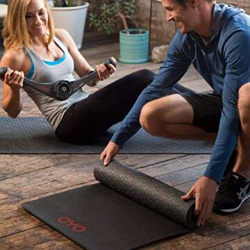OYO Fitness Reversible Exercise Mat - Non-Slip Comfort
