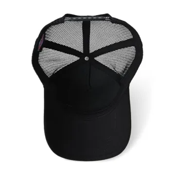 Happy Dad Hats for Men and Women, Available in Trucker Hat, 6 Panel Snapback Hat or Baseball Cap, Holiday & Birthday Gifts Black