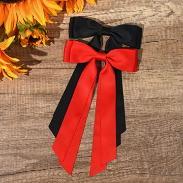 2PCS Satin Hair Bows for Girls - Versatile & Stylish