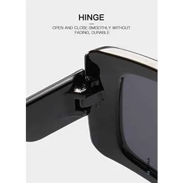 W&Y YING Oversized Square Cute Super Large Womens Sunglasses for Men Fashion Flat Top baddie Shades (Pink)