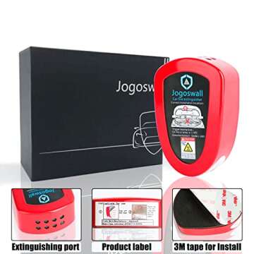 Jogoswall Automatic Compact Fire Extinguisher for Cars