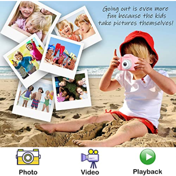 Gridspace Kids Camera for 3-9 Years - Fun and Durable