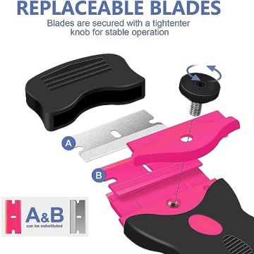 DEKEones Double Edged Razorblade Scraping Tool for Easy Cleaning