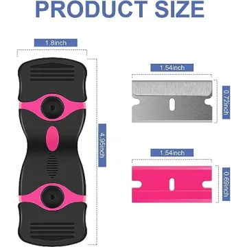 DEKEones Double Edged Razorblade Scraping Tool for Easy Cleaning