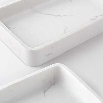 Emibele Marble Vanity Tray for Elegant Organization